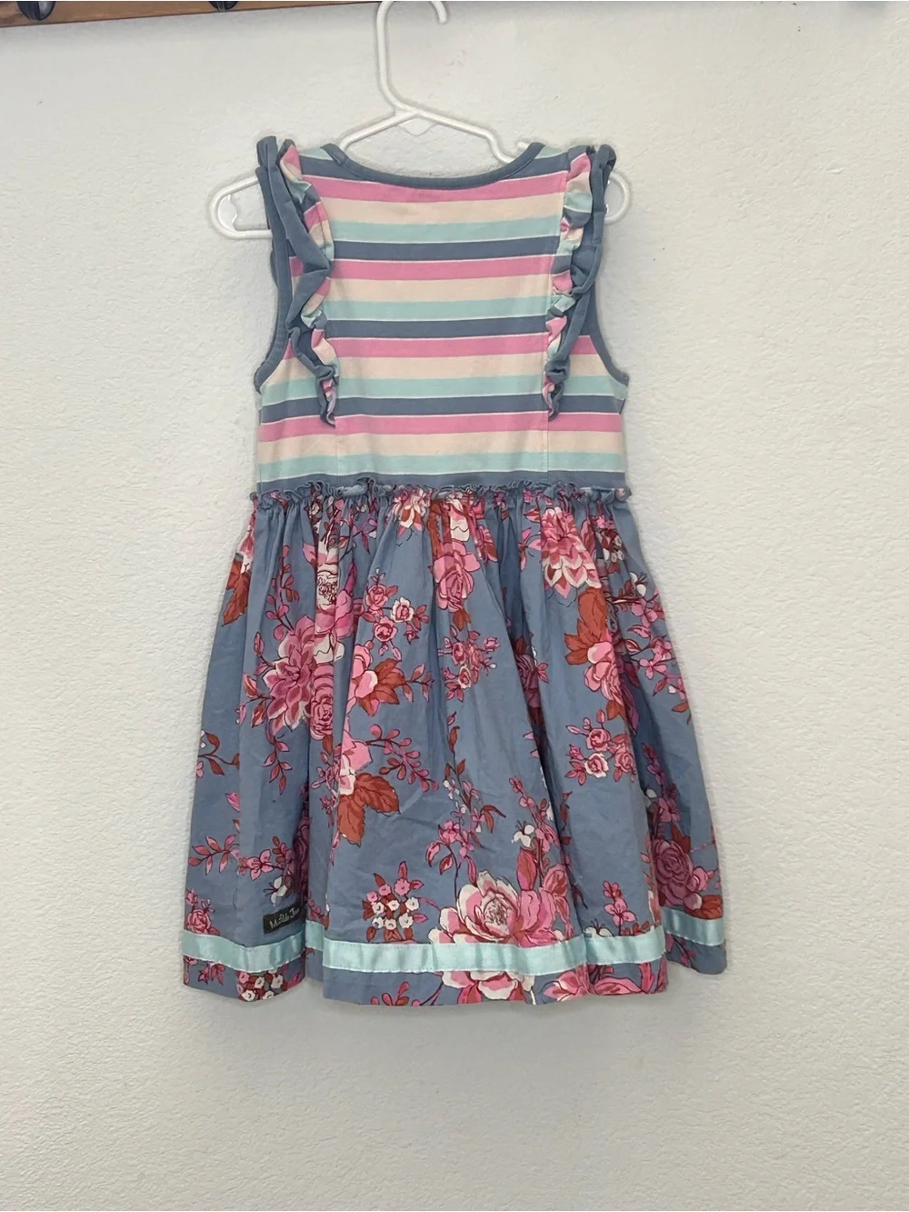 Matilda Jane sz 6 floral striped dress